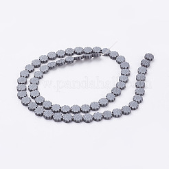Non magnetici perle ematite sintetico fili&nbsp;G-P341-03F-6x3mm