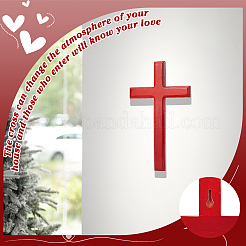 Holzkreuz Wanddekoration&nbsp;HJEW-WH0036-87