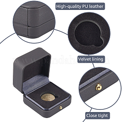 Aufbewahrungsbox für Gedenkmünzen aus PU-Leder&nbsp;AJEW-WH20054-229C