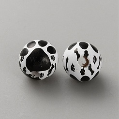Perles européennes rondes en bois&nbsp;WOOD-CJC0009-10A