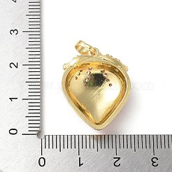 Ottone micro spianare pendenti zirconi&nbsp;X-KK-P290-62G