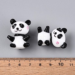 Handgefertigte Panda-Dekorationen aus Glas&nbsp;LAMP-N028-24B