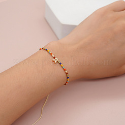 Messing-Charm-Armbänder im Bohème-Stil&nbsp;JG3497-1
