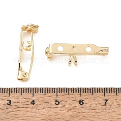 Messing-Stiftnadeln mit Öse zur Broschenherstellung&nbsp;KK-NH0001-22LG