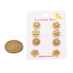 Kits de boucles d'oreilles à tige en acier inoxydable 304&nbsp;EJEW-H142-06G
