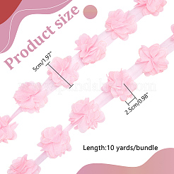 1 paquet de bordure en dentelle de polyester&nbsp;DIY-WR0003-88A