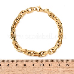 Bracelets à chaîne en acier inoxydable 304 pour femmes et hommes&nbsp;BJEW-F529-04G