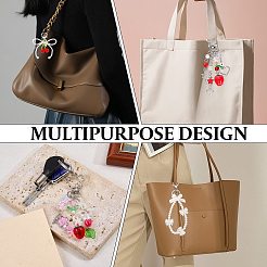 2 porte-clés en alliage émaillé 2 styles&nbsp;AJEW-SZ0002-70