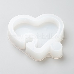 Herzpuzzle Silikon Aufbewahrungsbox Formen&nbsp;DIY-I044-26