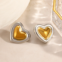 Valentinstag-Ohrstecker aus Edelstahl 304&nbsp;WG1D16C-01