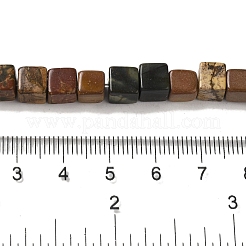 Natürliche Picasso Jaspis Perlen Stränge&nbsp;G-Q161-C01-02