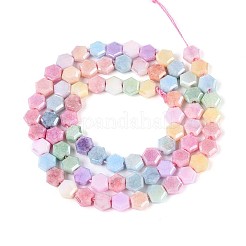 Anlaufschutz-Glasperlenstränge mit galvanischer Beschichtung&nbsp;GLAA-T028-6mm-02M