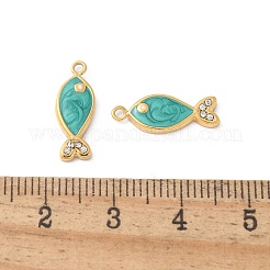 304 Edelstahl-Emaille-Anhänger&nbsp;STAS-Z122-22G-01