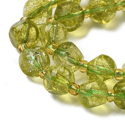Natürlichen Olivenquarzperlen Stränge&nbsp;G-K387-A01-02