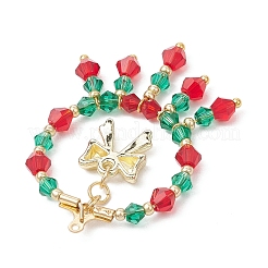 Pendentifs en perles de verre faits main sur le thème de Noël&nbsp;PALLOY-MZ00795-01