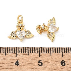 Ottone micro spianare pendenti zirconi&nbsp;KK-A291-02G-03