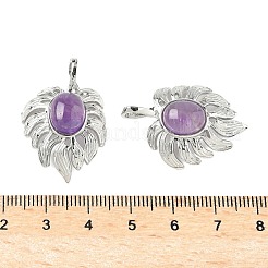 Pendentifs en améthyste naturelle&nbsp;G-L623-04P-06