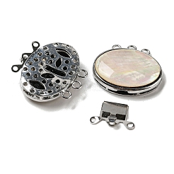 Weißer Muschelkastenverschluss&nbsp;G-C104-02G-P