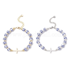 Bracelet à maillons en acier inoxydable 201 (2 pièce)&nbsp;BJEW-JB12998