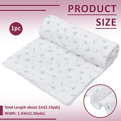 Baumwollstoff mit Blumenmuster&nbsp;DIY-WH0899-587