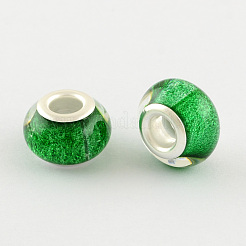 Großes Loch Harz European Beads&nbsp;OPDL-R118-08B