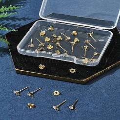 16 Stück Ohrstecker aus Messing&nbsp;KK-FS0001-57