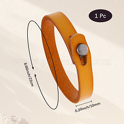 1 stück punk retro ethnischen stil handgemachte leder armband paar literarischen hand strap männer&nbsp;BJEW-CL0001-02B