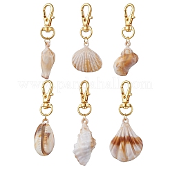 Decorazioni pendenti in imitazione conchiglia acrilica&nbsp;HJEW-JM02769
