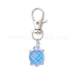 Décorations suspendues lumineuses en résine en forme de tortue&nbsp;HJEW-JM03246