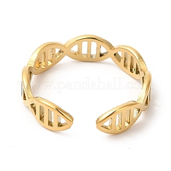 Anillo de acero inoxidable con revestimiento iónico (IP) 201&nbsp;RJEW-E063-01G