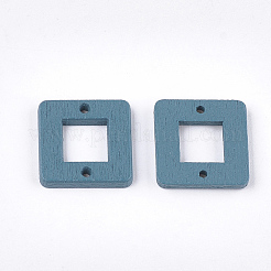 Enlaces de madera de álamo pintados&nbsp;WOOD-T021-03J