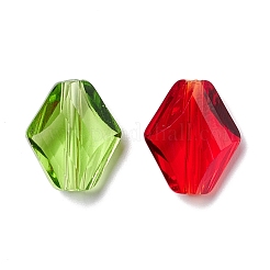 50 Stück facettierte transparente K9-Glasperlen&nbsp;GLAA-D003-02