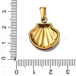 Pendentifs en acier inoxydable émaillé Ocean 304&nbsp;STAS-P395-01C-G