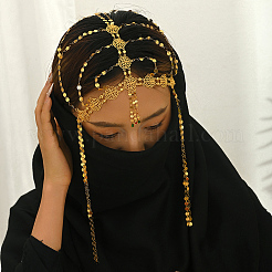 Kopfschmuck aus Messing mit mehrlagiger Quaste im arabischen Stil&nbsp;EN1713