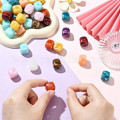 100 Stück undurchsichtige Acrylperlen&nbsp;OACR-CJ0002-82