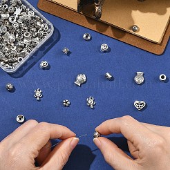 150pcs 15 Arten tibetanische Legierungsperlen&nbsp;FIND-YW0012-81