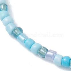 3 bracelet extensible en perles de rocaille en verre pour femme&nbsp;BJEW-MZ00290