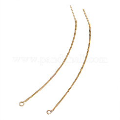 Fornituras de aretes de latón&nbsp;KK-TA0007-12G