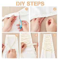 Remplacement de la fermeture éclair de la robe de mariée des femmes&nbsp;SRIB-WH0012-08