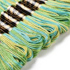 10 écheveau de fil à broder en polyester 6 épaisseurs&nbsp;OCOR-K006-A22