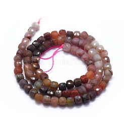 Natur Multi-Color-Achat Perlen Stränge&nbsp;G-D0013-24