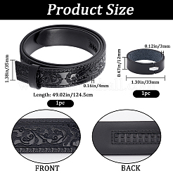Accessori per cinturino in vita da uomo in pelle di vacchetta&nbsp;FIND-WH0111-498A