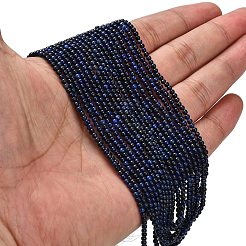 Gefärbt natürliche Lapislazuli Perlen Stränge&nbsp;LS-G-H317-A01