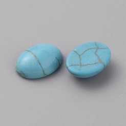 Synthetische türkisfarbene Cabochons&nbsp;G-WH0036-C04-01