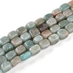 Natur Amazonit Perlen Stränge&nbsp;G-T141-32
