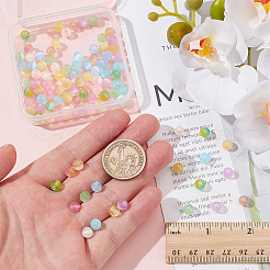 100 pièce de perles de sélénite naturelle de 10 couleurs&nbsp;G-AR0006-23