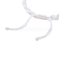 Bracciali a maglie in lega smaltata a forma di farfalla&nbsp;BJEW-JB11722-01