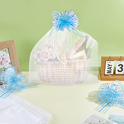 6 Stück rechteckige Organza-Verpackungsbeutel mit Kordelzug&nbsp;ABAG-PH0001-81B