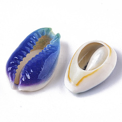 Perle di conchiglia naturale stampate&nbsp;SSHEL-R047-01-A01