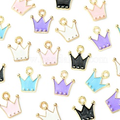 20pcs 5 Farben Legierung Emaille Charms&nbsp;ENAM-YW0003-02